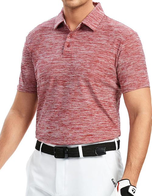 Load image into Gallery viewer, Mens Golf Shirt Moisture Wicking Quick-Dry Short Sleeve Casual Polo Shirts for Men
