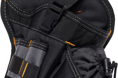 - Drill Holster W/Multiple Tool Loops and Angled Design to Evenly Balance Weight on Belt - (TB-220-B)