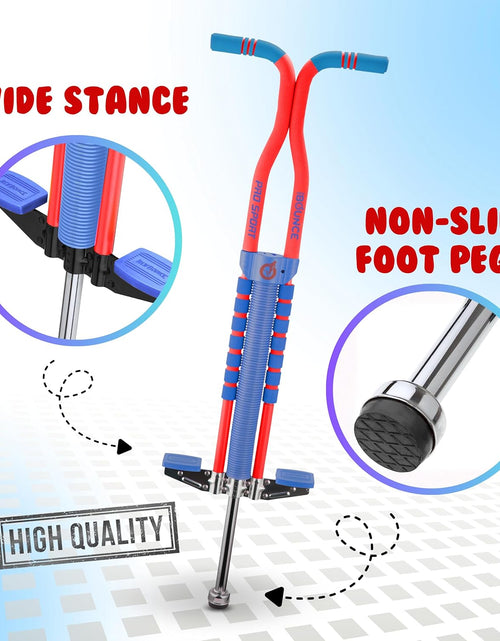 Load image into Gallery viewer, Pogo Stick for Kids - Pogo Sticks for Ages 9 and Up, 80 to 160 Lbs - Pro Sport Edition, Quality, Easy Grip, Pogostick for Hours of Wholesome Fun
