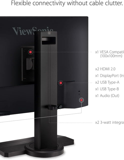 Load image into Gallery viewer, XG2431 24 Inch 1080P Gaming Monitor with 240Hz, 0.5Ms, Freesync Premium, NVIDIA G-Sync Compatible, Advanced Ergonomics, Eye Care, HDR400
