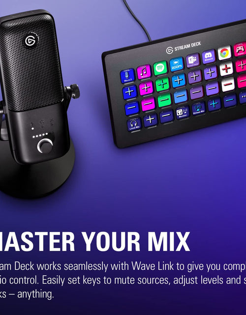 Load image into Gallery viewer, Wave:3 - Premium Studio Quality USB Condenser Microphone for Streaming, Podcast, Gaming and Home Office, Free Mixer Software, Sound Effect Plugins, Anti-Distortion, Plug ’N Play, for Mac, PC
