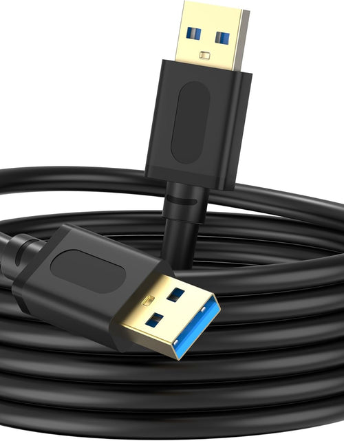 Load image into Gallery viewer, USB 3.0 a to a Male Cable 3Ft,Usb to USB Cable USB Male to Male Cable USB Cord with Gold-Plated Connector for Hard Drive Enclosures, DVD Player, Laptop Cooler (3Ft/1M)

