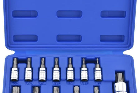 ® 10073A Tamper Proof Torx Bit Socket Set, T8 – T60, S2 Steel | 13-Piece Set