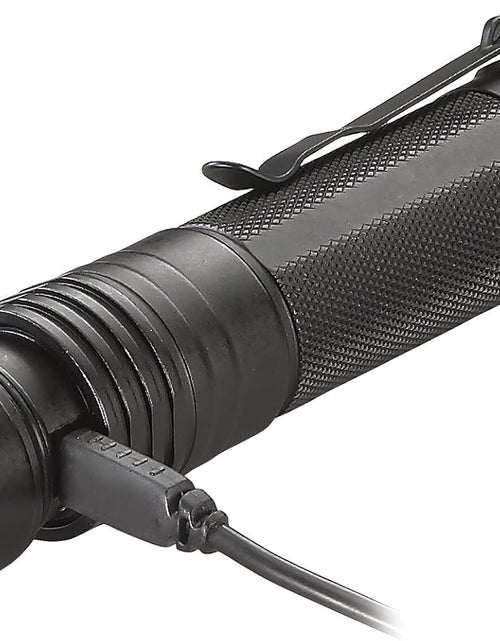 Load image into Gallery viewer, 88052 Protac HL USB 1000-Lumen Multi-Fuel USB Rechargeable Professional Tactical Flashlight with USB Cable, and Holster, Black, Box
