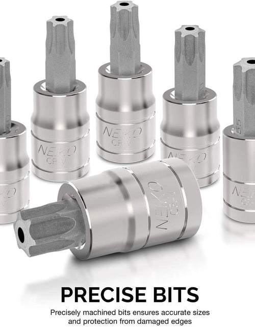 Load image into Gallery viewer, ® 10073A Tamper Proof Torx Bit Socket Set, T8 – T60, S2 Steel | 13-Piece Set
