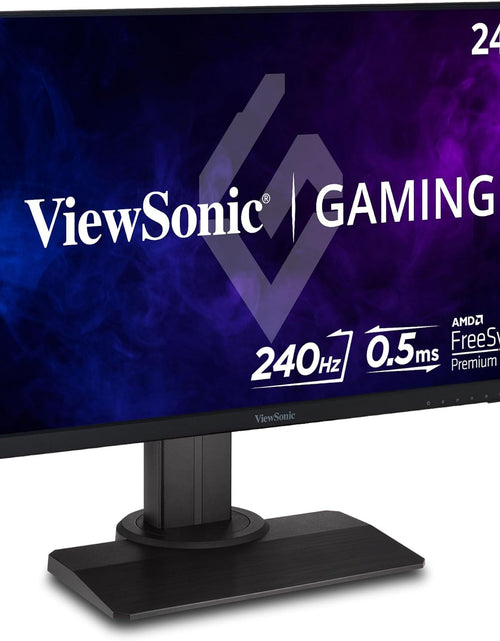 Load image into Gallery viewer, XG2431 24 Inch 1080P Gaming Monitor with 240Hz, 0.5Ms, Freesync Premium, NVIDIA G-Sync Compatible, Advanced Ergonomics, Eye Care, HDR400
