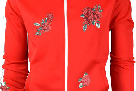 Mens Urban Hip Hop Premium Track Jacket - Slim Fit Side Taping Sportswear Urbanwear Streetwear Top