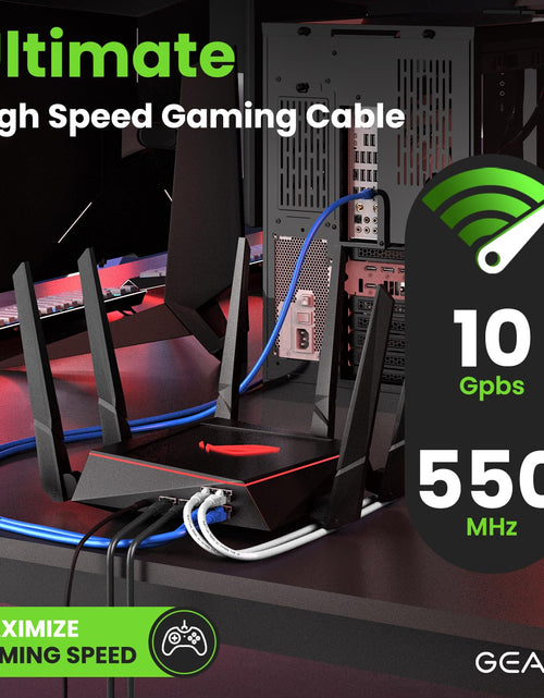 Load image into Gallery viewer, Cat 6 Ethernet Cable 5 Ft (24-Pack) - Cat6 Patch Cable, Cat 6 Patch Cable, Cat6 Cable, Cat 6 Cable, Cat6 Ethernet Cable, Network Cable, Internet Cable - Black 5 Feet
