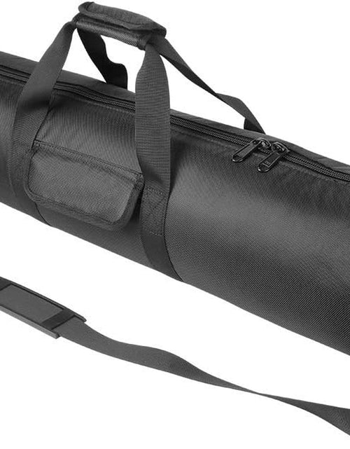 Load image into Gallery viewer, Tripod Carrying Case Bag 31.5X7X7In/80X18X18Cm Heavy Duty with Storage Bag and Shoulder Strap Padded Carrying Bag for Light Stands, Boom Stand, Tripod,Mic Stand and Tent Pole
